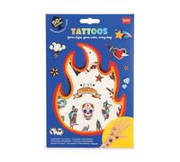 Legami - Tatuaggi Temporanei per Bambini, Tema Old School, Lavabili, Resistenti a Sudore e Acqua, con Dettagli Glitter, facili da Applicare, Delicati sulla Pelle, Dermatologicamente Testati
