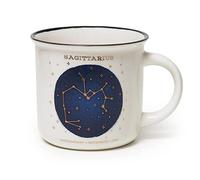 Legami - Tazza, Count Your Lucky Stars, Tazza in Porcellana New Bone China, Segno Zodiacale Laminato in Oro, Lavabile in Lavastoviglie, Capacità 350 ml, Tema Sagittarius