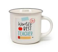 Legami - Tazza Cuppuccino in Porcellana New Bone China, Tazza da Colazione, Mug Caffè Thé Lavabile in Lavastoviglie, Idea Regalo per Professore Maestra, Diametro 10 cm, Capacità 350 ml, Tema Teacher