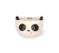 Legami - Tazza in Gres per Cereali Buongiorno! Tema Panda, Tazza per la Colazione, Utilizzabile in Microonde, Lavabile in Lavastoviglie, Capacità fino a 400 ml, 12 x 9 cm