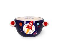 Legami - Tazza in Gres per Cereali Buongiorno! Tema Space, Tazza per la Colazione, Utilizzabile in Microonde, Lavabile in Lavastoviglie, Capacità fino a 400 ml, 12 x 9 cm