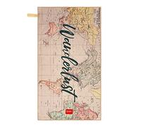 Legami - Telo fitness, Telo da Palestra, Asciugamano in Microfibra, con Tasca zippata, con Elastico, compatto, Asciugatura rapida, ultra assorbente, ultra leggero, per Sport, 45x80 cm, Tema Travel