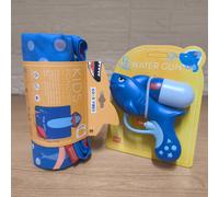 Legami - Telo Mare Bambini, Poncho Asciugamano + Pistola Ad Acqua Shark