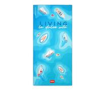 Legami - Telo Mare Leggero, Telo Mare in Microfibra, Salvietta da Spiaggia Compatta, Antisabbia, Asciugatura Rapida, Ultra Assorbente, Asciugamano Salvaspazio, 85 x 180 cm, Dolce Vita