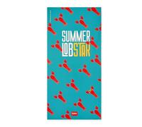 Legami - Telo Microfibra Mare, Telo da Mare Antisabbia, Asciugatura Rapida, Ultra Assorbente, Salvietta da Spiaggia Compatta, Asciugamano Salvaspazio, 85 x 180 cm, Lobster