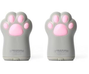 Legami - Temperino con Contenitore, Meow, 4,5x7 cm, in plastica, Doppio Foro per Matite Standard e Jumbo, Coperchio Richiudibile, Serbatoio per Trucioli, Specchio sul Retro (Confezione da 2)