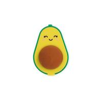 Legami - Temperino con Gomma, Contenitore svuotabile, Cancellatura morbida e pulita, 4x5,7 cm, Tema Avocado