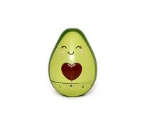 Legami - Timer da Cucina, regolabile manualmente, 60 Minuti, senza Batteria, Ø 6 cm, Tema Avocado