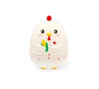 Legami - Timer da Cucina, Tema Hen, Regolabile Manualmente, 60 Minuti, Senza Batteria, Diametro 6 cm, Altezza 8 cm