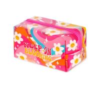 Legami - Trousse Porta Trucchi, Makeup Queen, in Metallo e TPU, Tema Daisy, Capiente, Chiusura con Zip, Trousse Make Up, 18 x 14 cm