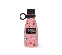 Legami - Vacuum Bottle Hot & Cold Mini, Sushi Cat, Borraccia Termica leggera e resistente, Chiusura Ermetica, Manico in Silicone removibile, in Accaio Inox, Capacità 300 ml