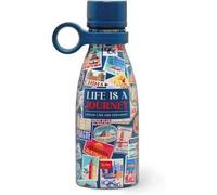Legami - Vacuum Bottle Hot & Cold Mini, Travel Stickers, Borraccia Termica leggera e resistente, Chiusura Ermetica