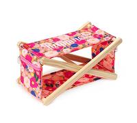 Legami Whr0002, Poggiatesta In Legno 25 5x17 Cm Tema Flowers Con Cuscino Imbottito 2 Taschine Cerniera Later Gioventù Unisex, Taglia unica