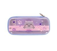 Legami - Astuccio Wonderwow, Tema Kitty, 2 Scomparti e Portapenne interno, Scomparto interno con Tessuto a Rete, Chiusura a Zip, 23x11x5 cm