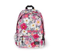 Legami - Zaino, Scomparto per laptop 15", Chiusura a Zip, Tasca laterale per Borraccia, Tasca frontale a Zip, Spallacci imbottiti, Cinghie regolabili, Realizzato da Plastica riciclata, 35x45 cm, 32 L