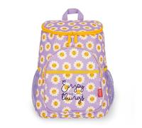 Legami - Zaino Termico Cooler Backpack, Tema Daisy, Resistente, Termoisolante, Antigoccia, Capiente, Scomparto principale, Tasca centrale, 2 Tasche Laterali, 29 x 35 x 21 cm