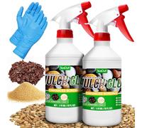 Legante per Ghiaia - Colla per Ghiaia Concentrata per Incollare Pietre, Corteccia, Cortili e Vialetti del Giardino - Colla Stabilizzatore Ghiaia Non Tossico per Pacciamatura, Rocce, Foglie (1L)