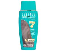 LEGANZA | Balsamo colorante naturale per capelli al caffè con latte Nº 71 | Colorante senza ammoniaca | Arricchito con oli naturali | bagno di colore | copre i capelli grigi | 150 ml