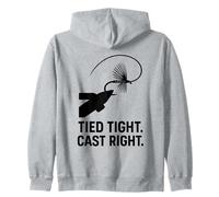 Legato Stretto Cast Right Fly Tiers Fly Fishing Felpa con Cappuccio