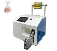 Legatrice automatica della borsa dell'alimento, macchina del legame di torsione con il touchscreen per il forno, la pasticceria, l'imballaggio del regalo