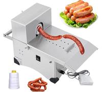 Legatrice Automatica Per Salsicce Elettrica E Macchina Salumi In Acciaio Inox Con 2 Modalità, 110V/220V Legatrice Automatica Elettrica Per Salsicce E Macchina Macchina Legatrice Salsicce Elettrica