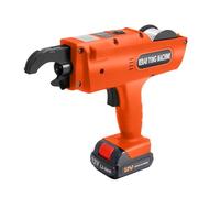 Legatrice di rinforzo elettrica automatica in acciaio Rebar Tying Machine 8-34 mm, batteria 2 x 4500 mAh e cassetta degli attrezzi, antipolvere, 12 V senza fili per cantieri, ponti, tunnel