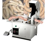 Legatrice elettrica for salsicce a doppia modalità Funzionamento con pedale e pressa manuale Nessun avvolgimento manuale dello spago Macchina for la produzione di salsicce commerciale