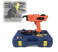 Legatrice elettrica per cemento armato, strumento automatico di rinforzo in acciaio, include batteria ricaricabile da 4500 mAh e custodia per il trasporto