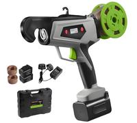 Legatrice Elettrica per Piante, Legatrice per Piante da Giardino, Strumento Elettrico per Legatura di Vigneti, Set per Legatura di Rami Commerciale per Piante, Ortaggi, UVA, 2 Batterie