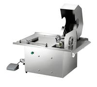 Legatrice elettrica per salsicce automatica con pedale in acciaio inox 304, due modalità di lavoro, per salsicce fino a 50 mm di diametro