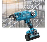 Legatrice elettrica portatile per ferri d'armatura - dotata di due batterie da 4,0 Ah - specificamente progettata per le costruzioni in cemento armato.(6 to 25mm)