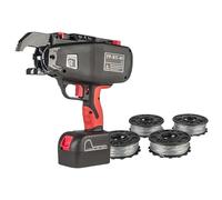 Legatrice for barre d'armatura, legatrice automatica for da 14,4 V e,0 Ah con 2 pinze for cavi a batteria, reggiatrice elettrica Alta efficienza(20-40mm)