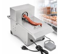 Legatrice for salsicce elettrica con interruttore a pedale Salsiccia | Funzionamento continuo sostenibile, adatto ai reparti di alimenti freschi dei supermercati