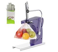 Legatrice manuale della borsa con graffette a forma di U, tagliatrice efficiente per l'imballaggio alimentare, vendita al dettaglio, supermercati - operazione facile da usare