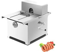 Legatrice manuale per salsicce, lunghezza regolabile, funzionamento a basso rumore, per tutti i tipi di salsicce, manico per un facile utilizzo, diametro massimo 50 mm