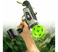 Legatrice per Piante Con 3-8 Giri Regolabili, Legatrice per Viti, Legatrice per Vigneti Da Giardino Senza Fili Con 2 Batterie Al Litio Da 2 Ah, Per Verdura, Frutta E Piante(2RollsStrap)