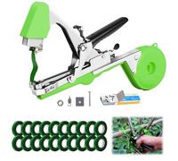 Legatrice per Piante,Legatrice Professionale per Pomodori e Viti da Vigneto con 20 Rotoli di Nastro e 10000 Chiodi di Fissaggio Legatura Manuale delle Piante Adatta per Alberi Fiori Ortaggi e Vigneti