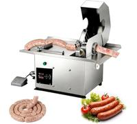 Legatrice per salsicce - Elettrico Manuale Pedale Linker per Salsicce Lunghezza Regolabile con Filo - Diametro Max 5 cm - Ideale per uso domestico e commerciale