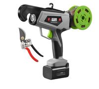 Legatrice per vigneto, Legatrice per Piante Portatile, Legatrice per Nastro da Giardinaggio per Vite da Giardino,soluzione automatica per legare le piante(Con forbici da potatura)