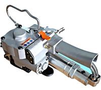 Legatrice Pneumatica Portatile per Nastri Larghezza 16-25mm Spessore 0.6-1.5mm, Forza di Tensione Max 3500N ad Aria con Saldatura per Attrito, Avvolgere per Legatura Industriale Pesante(A-25)