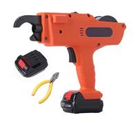 Legatrice Portatile Per Barre D'armatura 8-34 Mm, Diametro Massimo Del Fascio: 40 Mm, Impugnatura Comoda/antiscivolo, Con 2 Batterie/pinze, Per Cantieri Edili,2 battery