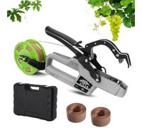 Legatrice ricaricabile per piante, 45 mm, pinza legatrice manuale automatica con 2 nastri per ortaggi e frutta da giardino