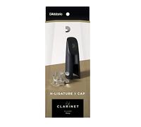 Legatura H e copribocchino per clarinetto piccolo in MI bemolle, finitura placcata argento
