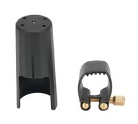 Legatura in pelle per sassofono contralto, soprano tenore, clarinetto, compatibile con bocchini standard, migliora la sicurezza e il suono delle ance (per Alto)