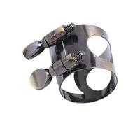 Legatura per Bocchino per Sassofono, Fissaggio per Bocchino per Legatura per Sassofono Accessori per Strumenti Musicali con Clip in Metallo per Sax (Blu antico