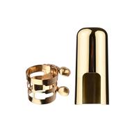 Legatura Per Sassofono Contralto Clip Di Fissaggio Per Sax Con Doppia Vite Di Regolazione Con Tappo Per Bocchino Accessori Per Sassofono