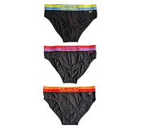 LEGEA, 6 Paia di Slip Uomo in Cotone Elasticizzato con Elastico Esterno. Modello 3 - Taglia 6-XL