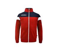 Legea Bolivia Full Zip, Giacca Uomo, Rosso/Blu, S