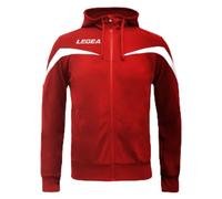 LEGEA Chaqueta Türkiye Giacca, Rosso Bianco, S Unisex-Adulto