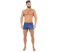 LEGEA Costume con Laccetto Regolabile e Stampa Geometrica sublimatica. Comfort, Resistenza e Fit Perfetto per nuotate agili e stilose.